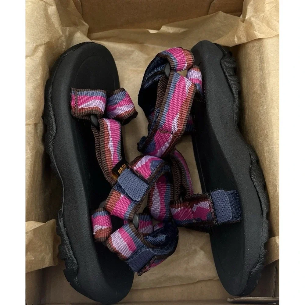 Teva Hurricane XLT2 Toddler Girls Sport Outdoor Sandals Size 6 Pink Indigo Blue